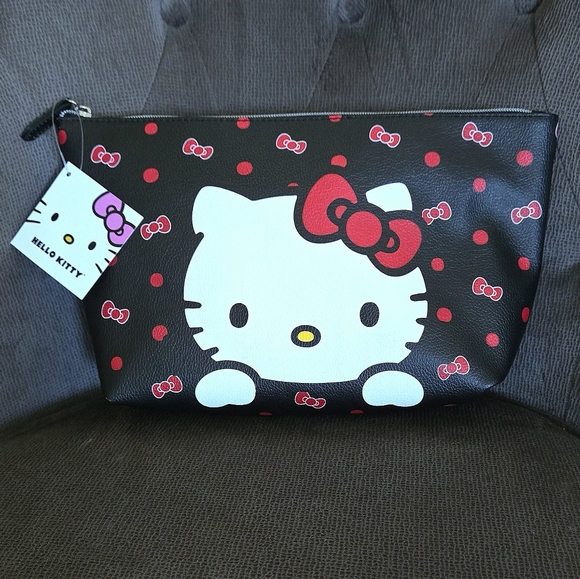 Sanrio Hello👋 Kitty🐈 Cosmetic💄 Bag👝/Carry-All Pouch - NWT - Picture 14 of 15